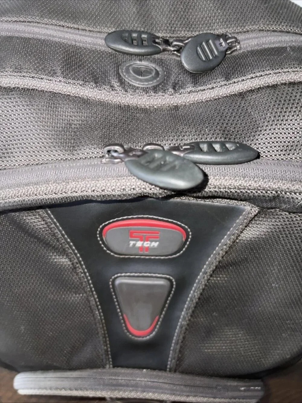 Tumi Tech Forsyth Laptop Backpack 5581D Nylon PVC Ballistic Bag Black-READ
